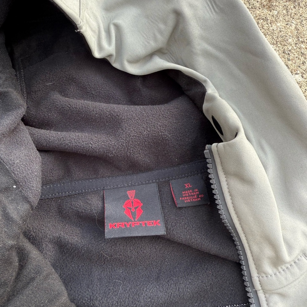 Gray Hooded Kryptek Jacket - Picture 2 of 5